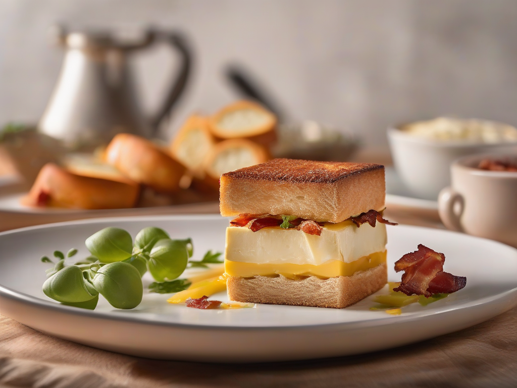 Torta de Milho com Queijo e Bacon