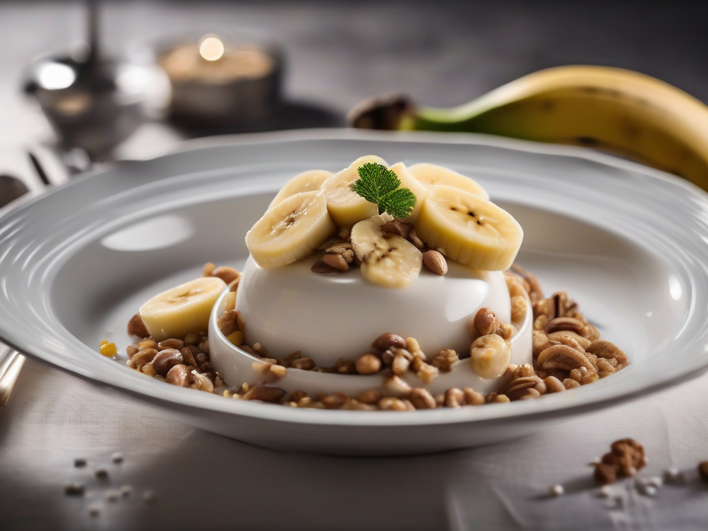 Bowl de Aveia com Banana e Nozes