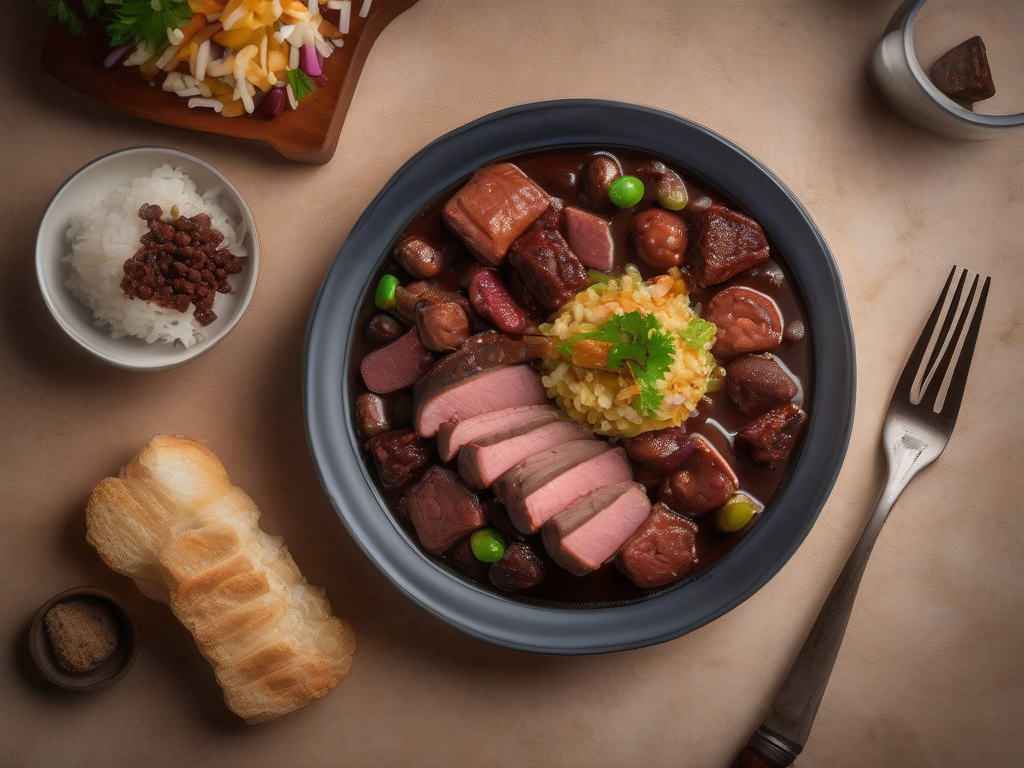 Feijoada à Mineira com Carne de Porco e Linguiça