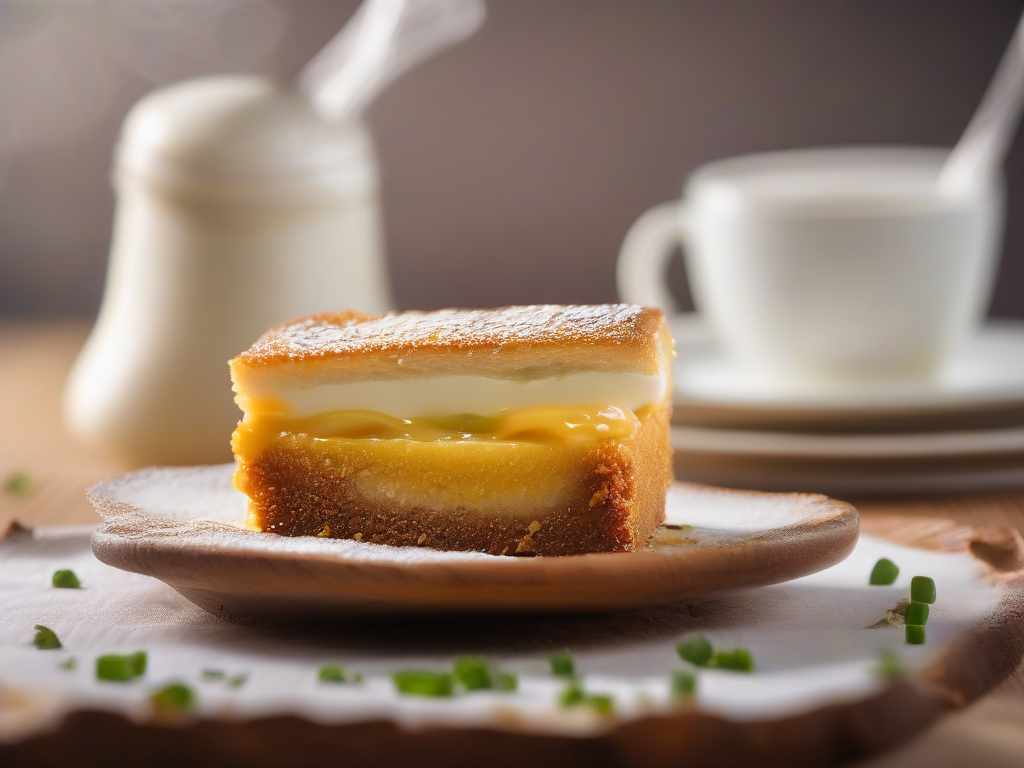 Torta de Abobrinha com Molho de Iogurte e Mel