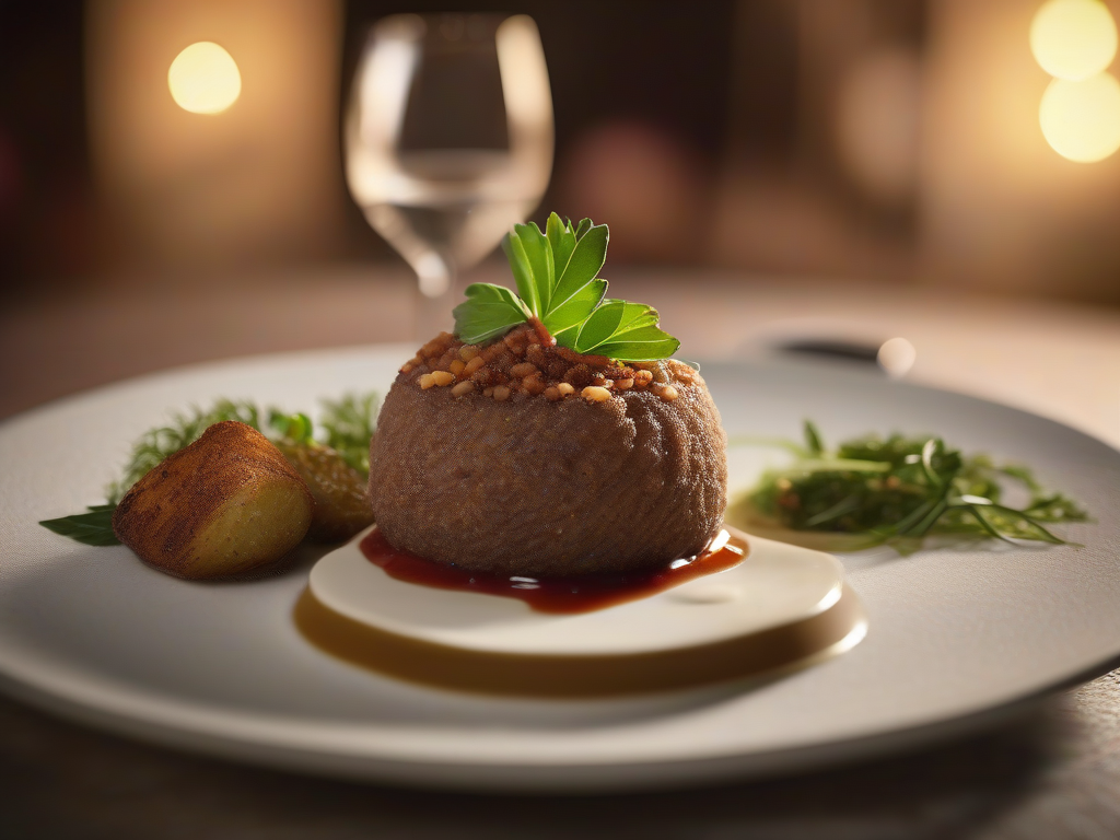 Kibbeh com Molho de Iogurte e Alho
