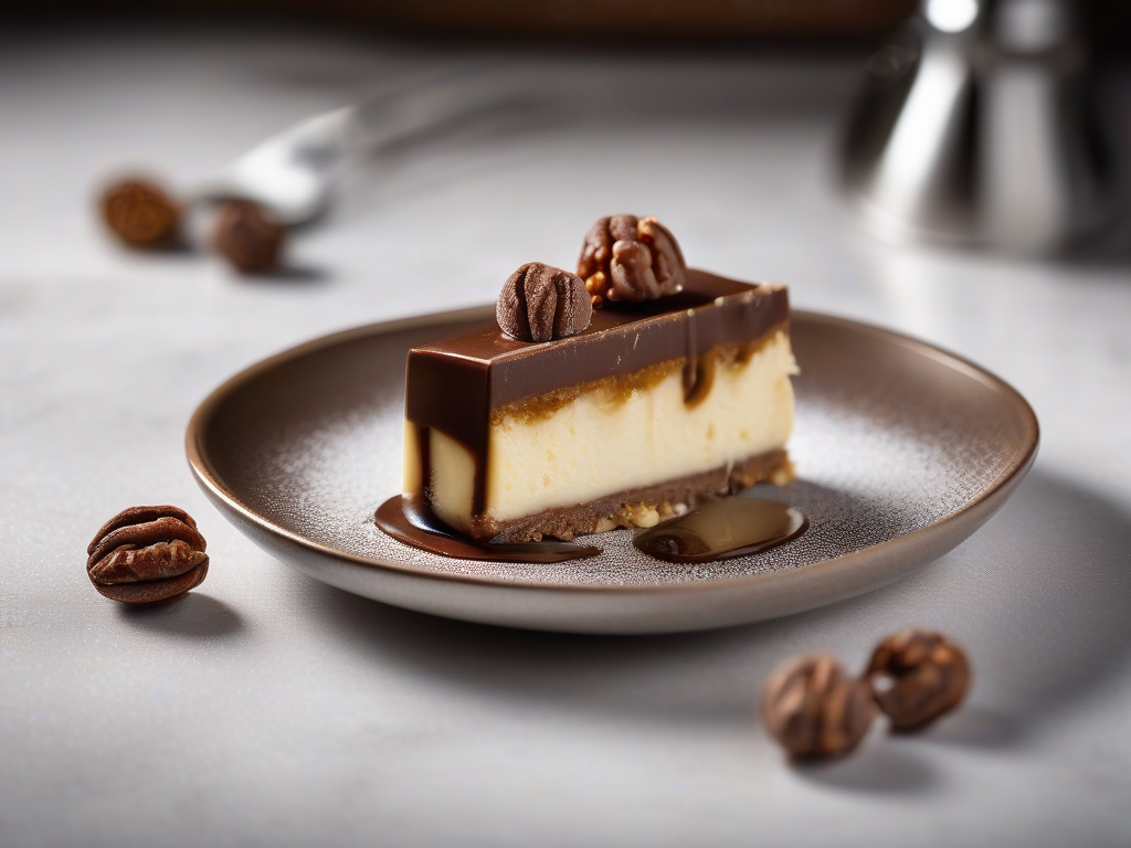 Cheesecake de Chocolate com Nozes Americanas