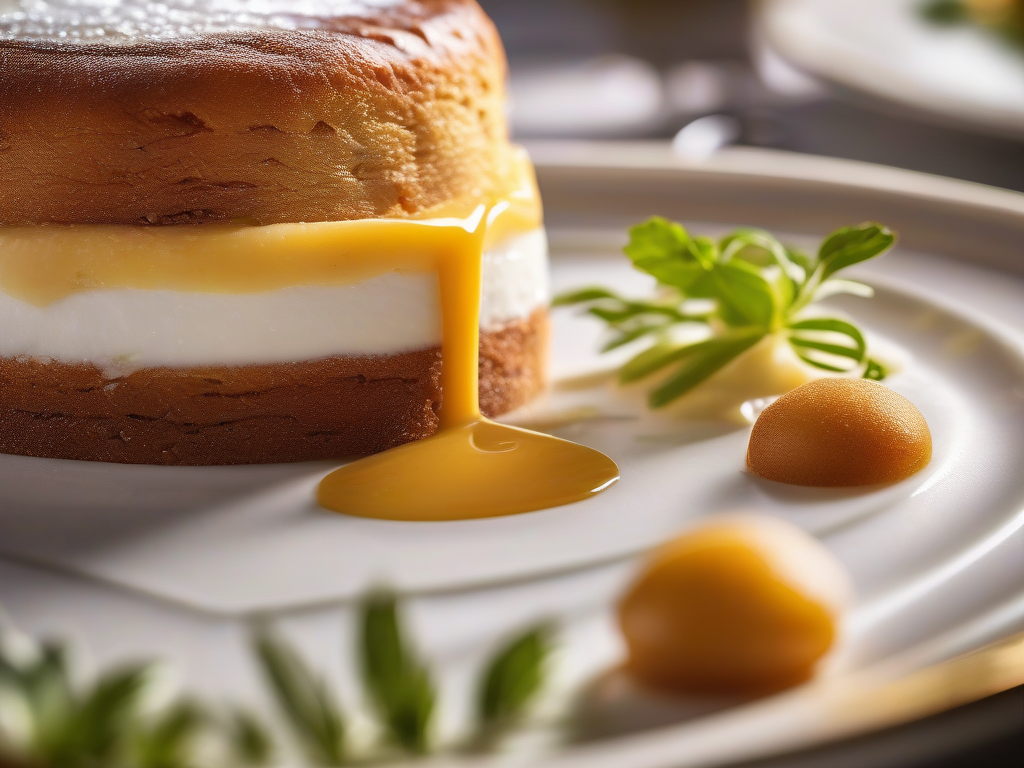 Torta Fina de Maçãs com Creme de Leite