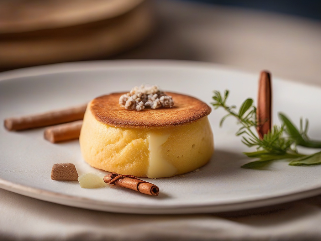 Torta Fina de Queijo Minas com Goiabada e Canela