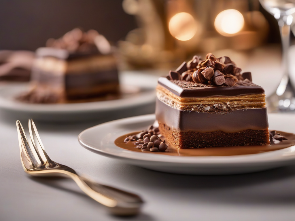 Torta Fina de Chocolate com Nozes Americanas