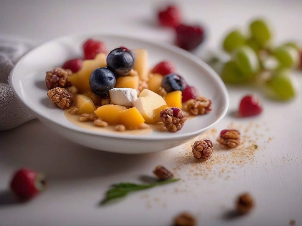 Bolinho de Aveia com Nozes e Frutas Secas