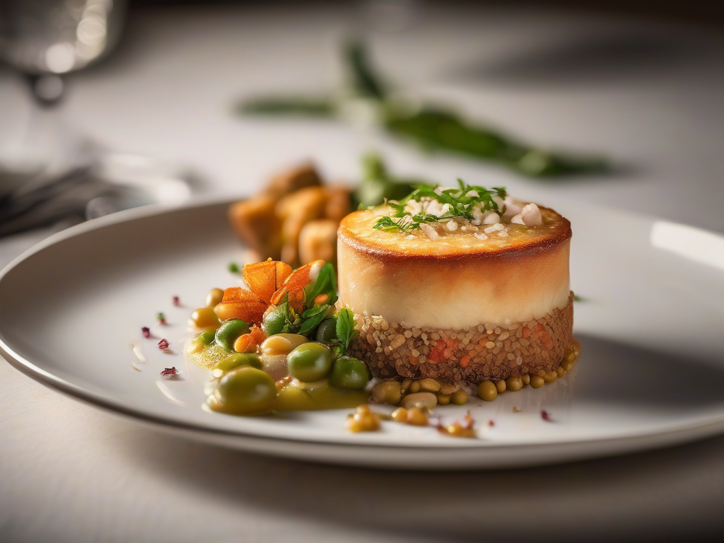 Torta Fina de Peixe com Legumes e Coco